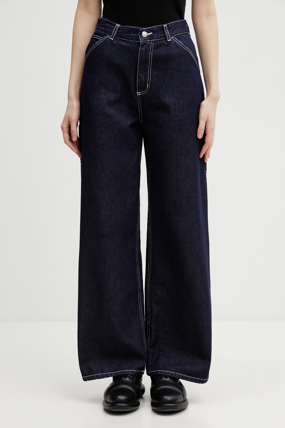 Carhartt WIP W' Jens Pant blugi largi pentru femei albastru I036599.102