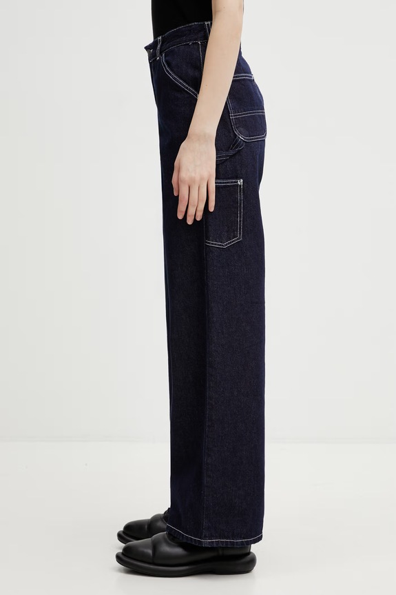 Carhartt WIP W' Jens Pant blugi largi pentru femei I036599.102 albastru SS26