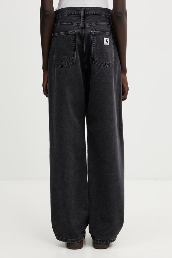 Odzież Carhartt WIP W' Arin Pant jeansy tapered damskie I035881.8960 czarny