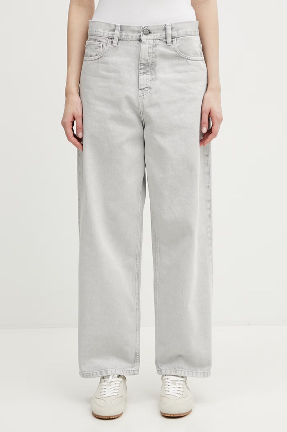 Carhartt WIP W' Brandon Pant jeansy luźne damskie szary I033746.895F