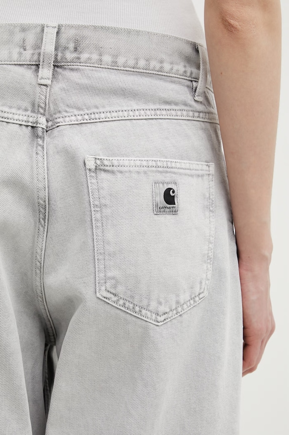 Carhartt WIP W' Brandon Pant jeansy luźne damskie szary I033746.895F