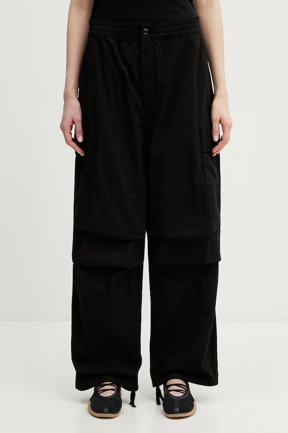 Carhartt WIP W' Jet Cargo Pant spodnie cargo bawełniane damskie czarny I036703.89GD