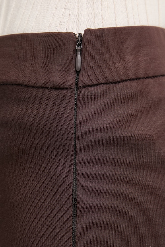 Haveone pantaloni pentru femei, cu vâscoză maro PMI.Q013