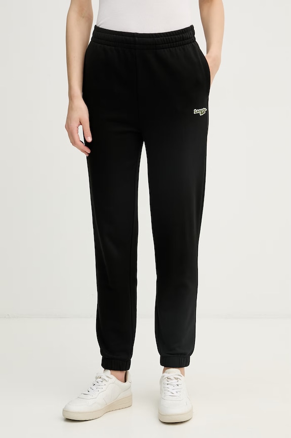 Lacoste pantaloni de trening pentru femei negru XF7604