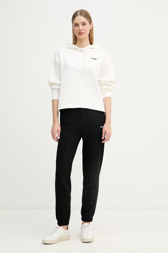 Lacoste pantaloni de trening pentru femei XF7604 negru SS26