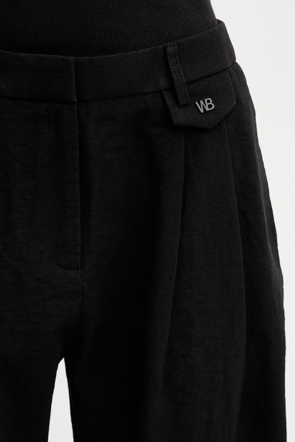 WRSTBHVR Dorea pantaloni cu in pentru femei negru W8026SB.3482