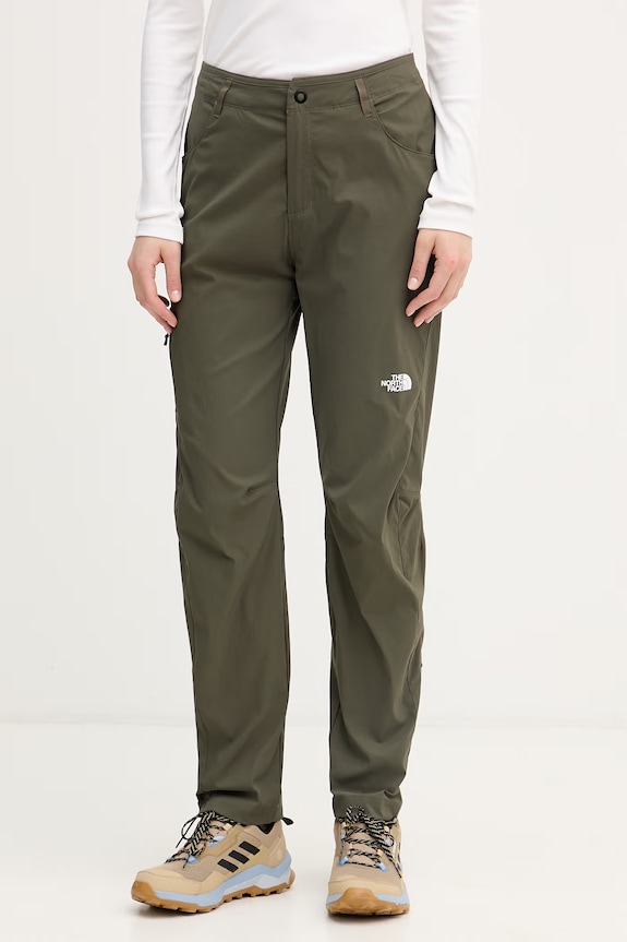 The North Face spodnie trekkingowe damskie EXPLORATION zielony NF0A8EC921L1