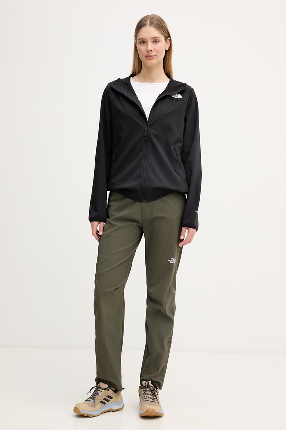 The North Face spodnie trekkingowe damskie EXPLORATION NF0A8EC921L1 zielony SS26