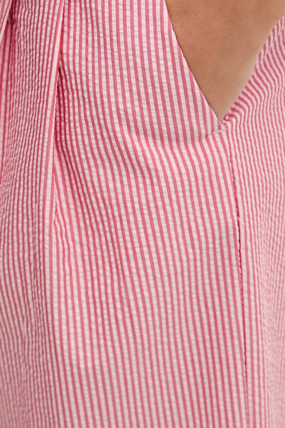 United Colors of Benetton kalhoty dámské s bavlnou růžová 4WAQDF0C4