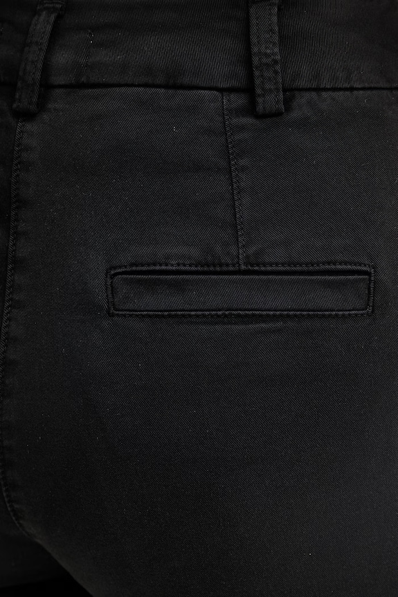 United Colors of Benetton nohavice chinos dámske bavlnené s elastanom čierna 4Y77DF0AW