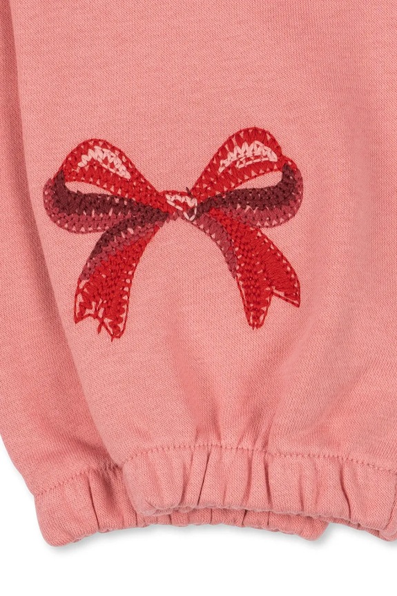 Detské tepláky Konges Sløjd LOU BOW SWEAT PANTS OCS ružová KS104342.PreSpring