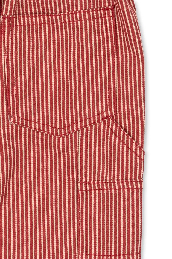 Konges Sløjd spodnie bawełniane dziecięce LUC PANTS GOTS różowy KS104351.PreSpring
