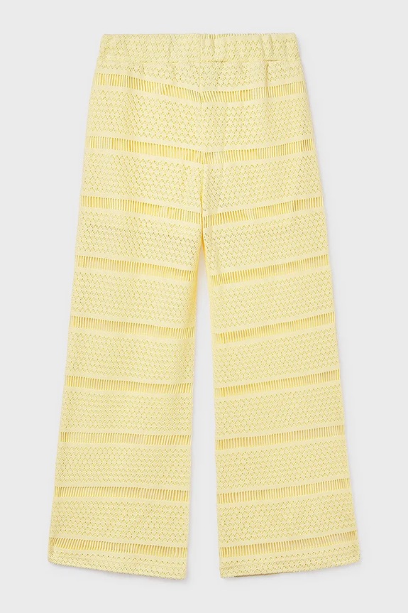 Dječje hlače Mayoral 6550.8C.Junior.PPY2 zlatna SS26