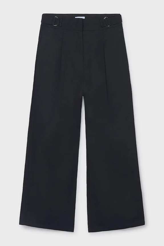 Mayoral pantaloni de in pentru copii panza negru 6551.8C.Junior.PPY2