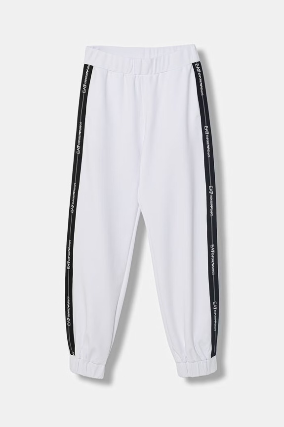 EA7 Emporio Armani παντελόνι επίσημο παιδικό λευκό 7G000209.AF12501