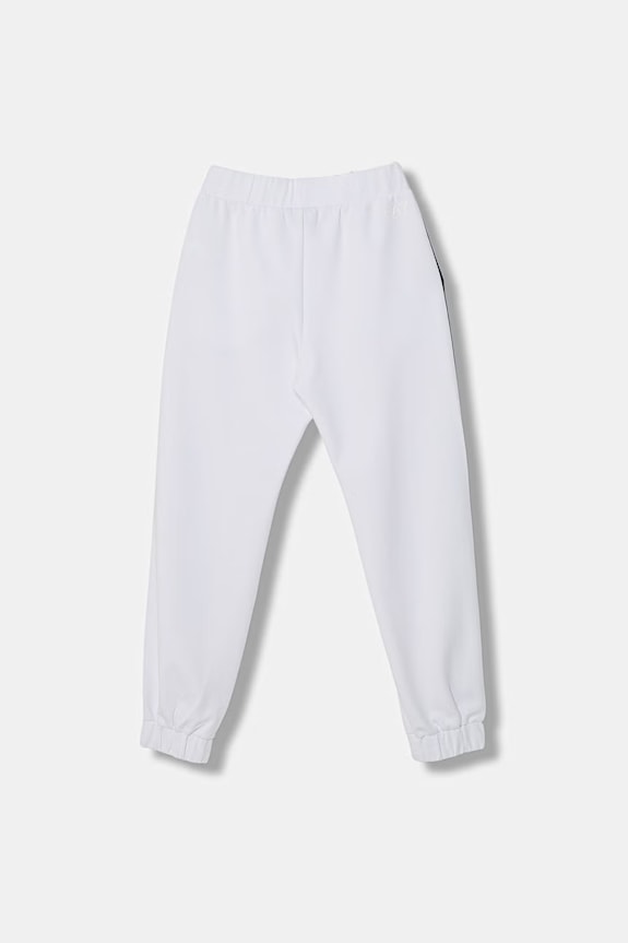 EA7 Emporio Armani pantaloni de trening pentru copii 7G000209.AF12501 alb SS26