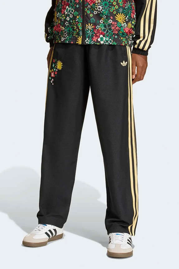adidas Originals spodnie dresowe dziecięce LIBERTY aplikacja czarny KD5946