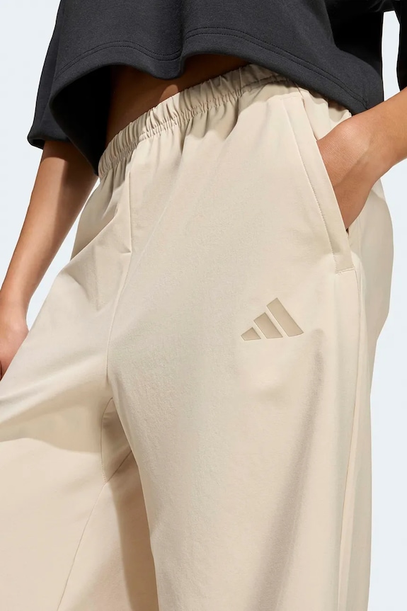 adidas spodnie dziecięce KC6864 beżowy