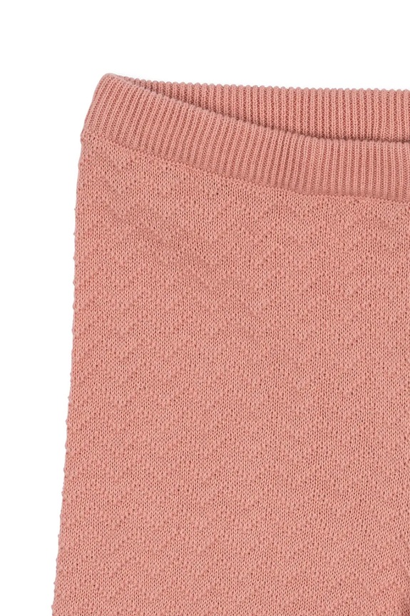 Fete Konges Sløjd pantaloni de bumbac pentru copii CYPRES PANTS GOTS KS104756.PPY2 roz