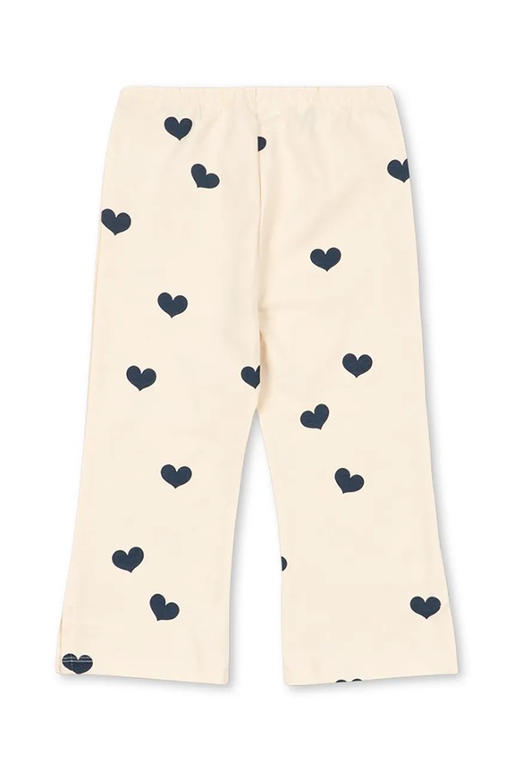 Dječje pamučne hlače Konges Sløjd DREY SLIT PANTS GOTS KS104771.PPY2 roza SS26