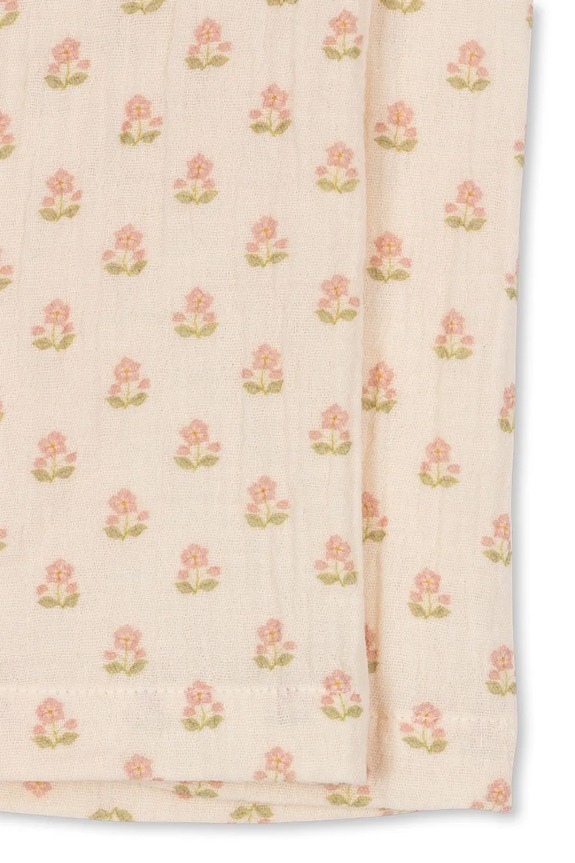 Detské bavlnené tepláky Konges Sløjd COCO PANTS GOTS béžová KS104742.PPY2