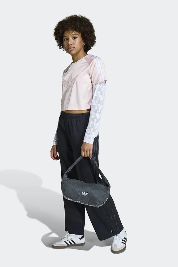 adidas Originals detské nohavice čierna KC6767