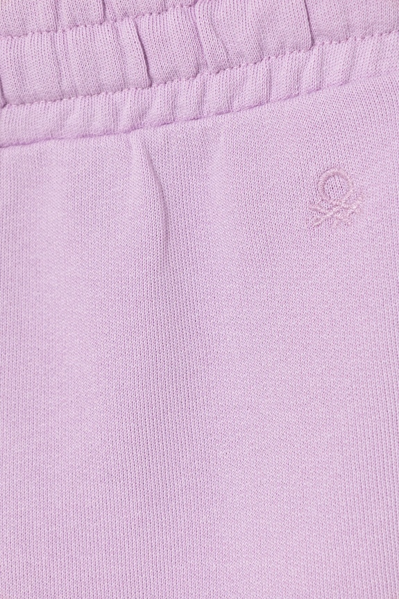 Fete United Colors of Benetton pantaloni de trening din bumbac pentru copii 3J68CF02H.G.Stagionale violet