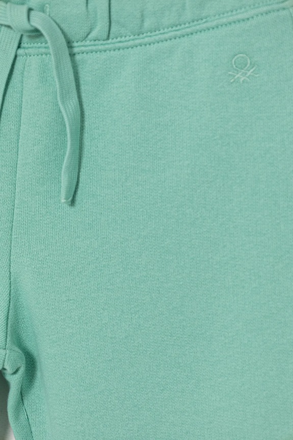 Fete United Colors of Benetton pantaloni de trening din bumbac pentru copii 3J68CF02H.G.Stagionale turcoaz