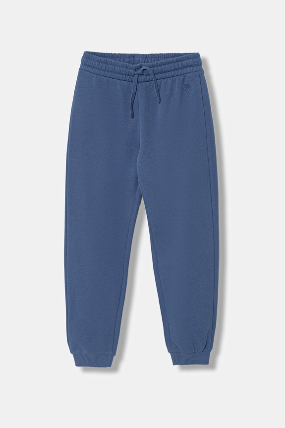 United Colors of Benetton pantaloni de trening din bumbac pentru copii bumbac albastru 3J68CF02H.G.Stagionale