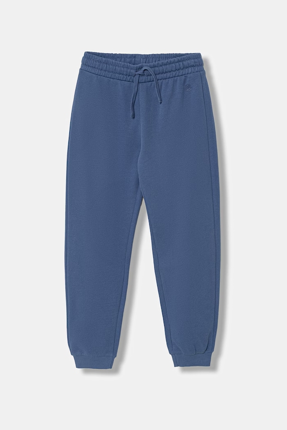 United Colors of Benetton pantaloni de trening din bumbac pentru copii bumbac albastru 3J68CF02H.G.Stagionale