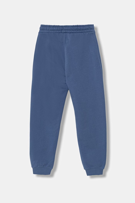 United Colors of Benetton pantaloni de trening din bumbac pentru copii 3J68CF02H.G.Stagionale albastru SS26