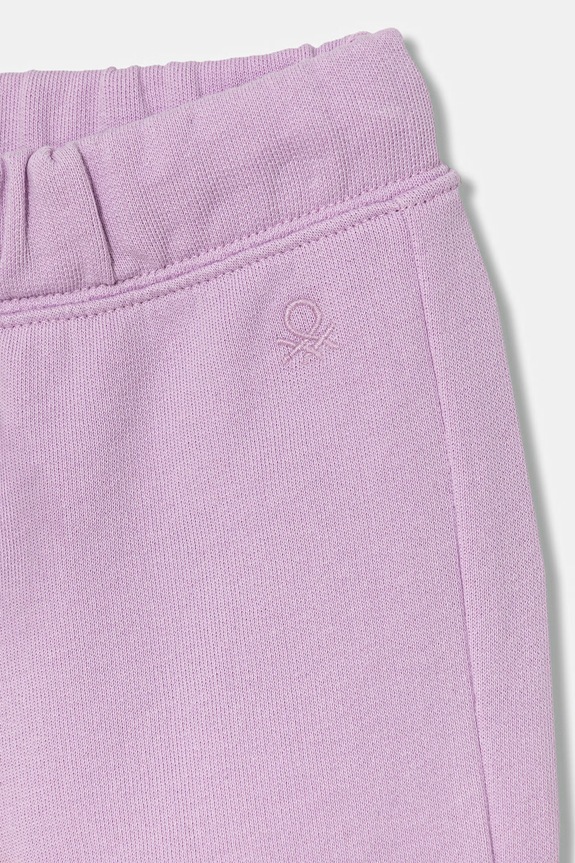 Djevojčice United Colors of Benetton jogger hlače za djecu od pamuka 3J70GF01N.P.Stagionale ljubičasta