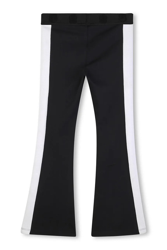 Kenzo kids legíny detské bavlnené s elastanom K61639.156 čierna SS26