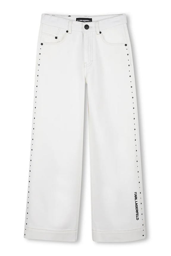 Дитячі штани Karl Lagerfeld Z31127.156.162 білий SS26