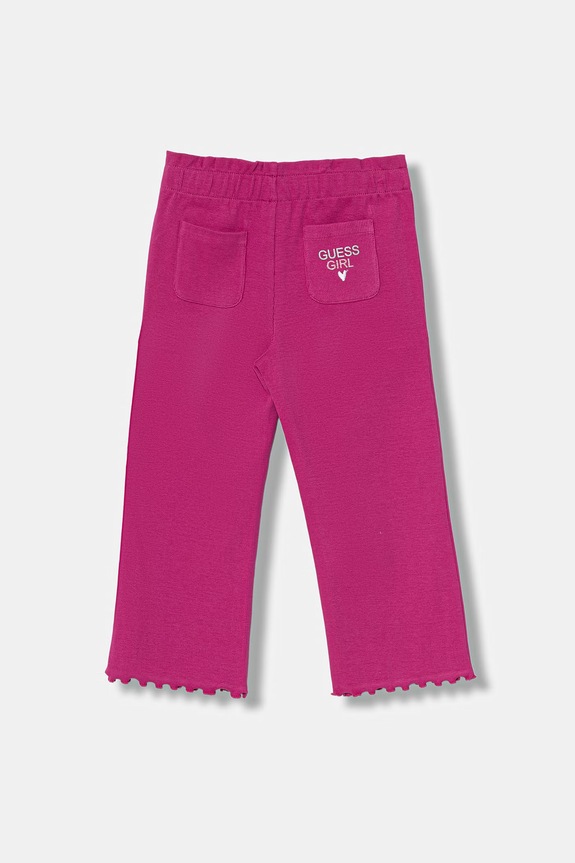 Guess donji dio trenirke ženski od pamuka s elastanom K6GB03.KF384.PPY2.M roza SS26