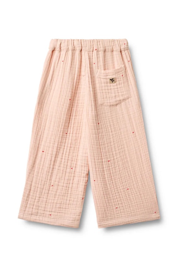 Fete Wheat pantaloni de bumbac pentru copii 2706.240.GOTS portocaliu