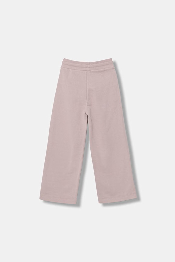 United Colors of Benetton nohavice wide leg detské bavlnené 3NBMCF06Y.G.Stagionale ružová SS26