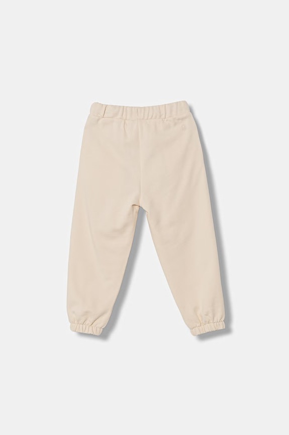 United Colors of Benetton pantaloni de trening pentru copii, din bumbac 3NBMGF05D.P.Stagionale bej SS26