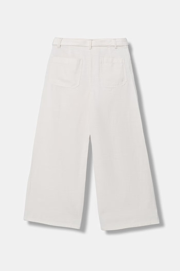 United Colors of Benetton spodnie dziecięce 42KQCF05J.G.Stagionale beżowy SS26