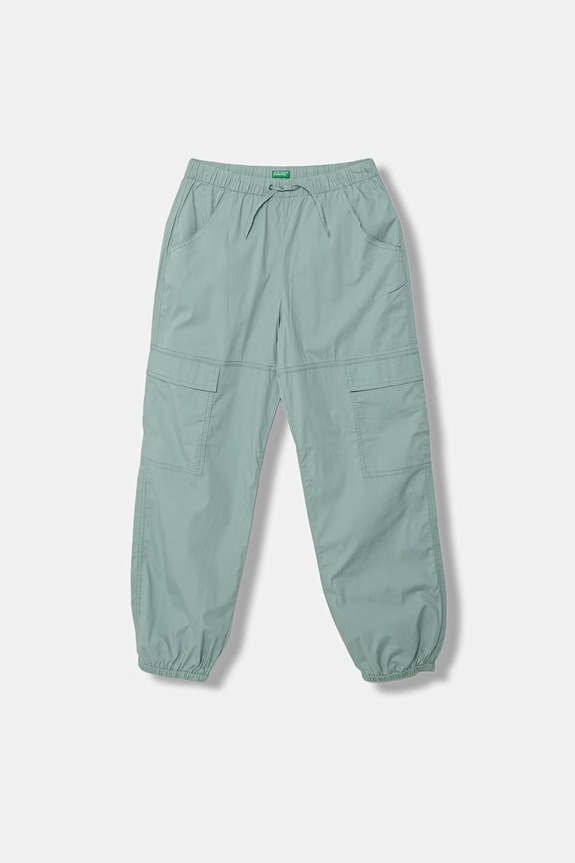United Colors of Benetton nohavice jogger detské s bavlnou tyrkysová 4L2VCF05H.G.Stagionale