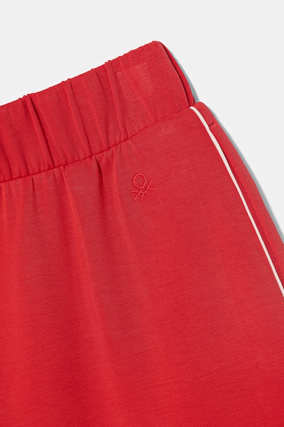 Дівчинка United Colors of Benetton спортивні штани дитячі 3M9KCF071.G.Stagionale червоний