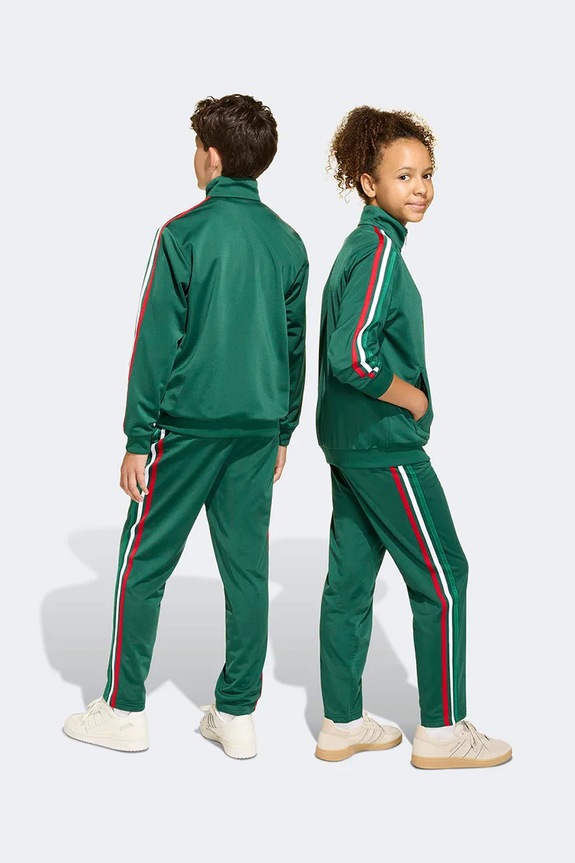 Момче Детски спортен панталон adidas Originals KC9502 зелен