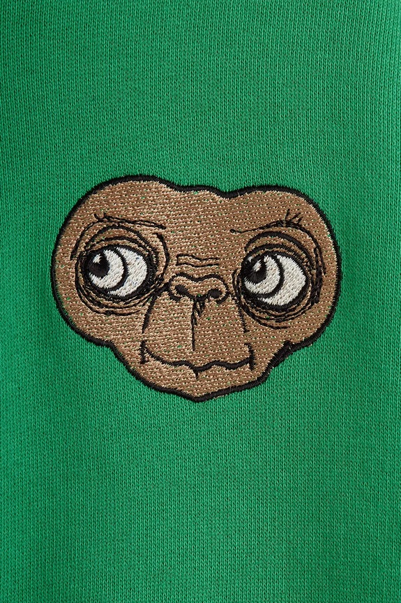 Mini Rodini spodnie dresowe bawełniane dziecięce E.T. zielony 25830100