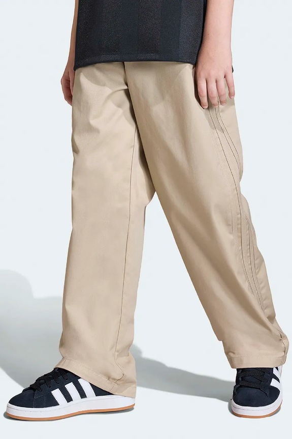adidas Originals spodnie dziecięce beżowy KC8673