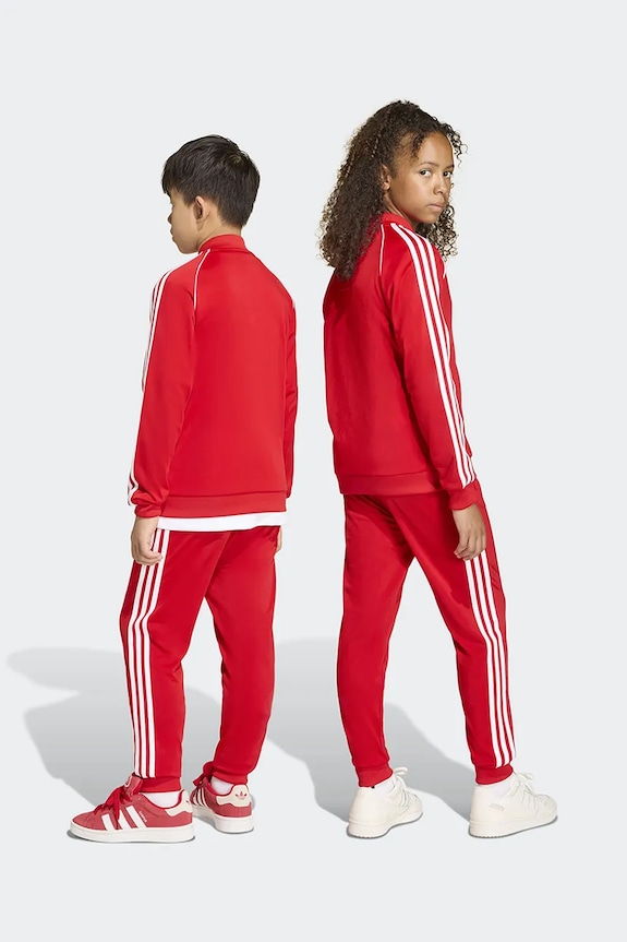 Момче Детски спортен панталон adidas Originals KE2861 червен