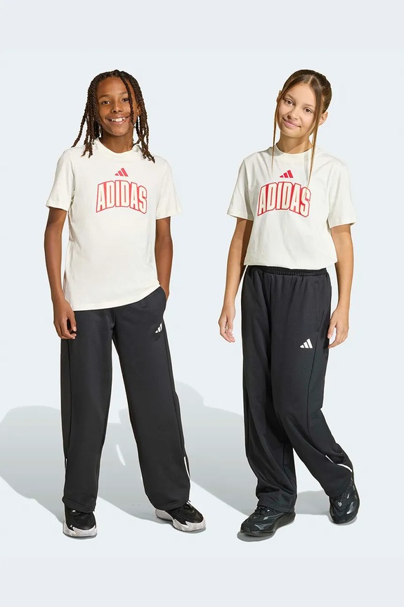 Detské tepláky adidas látka čierna KB2861