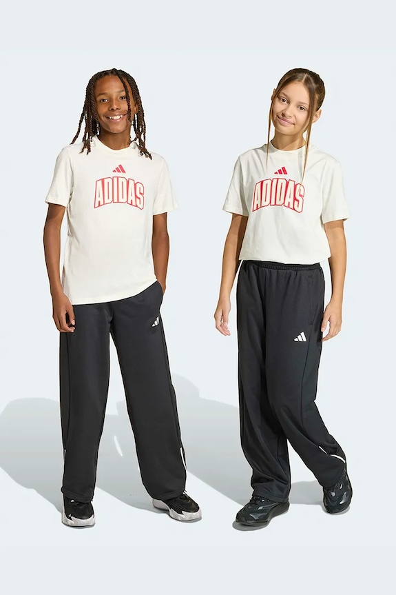 Detské tepláky adidas látka čierna KB2861