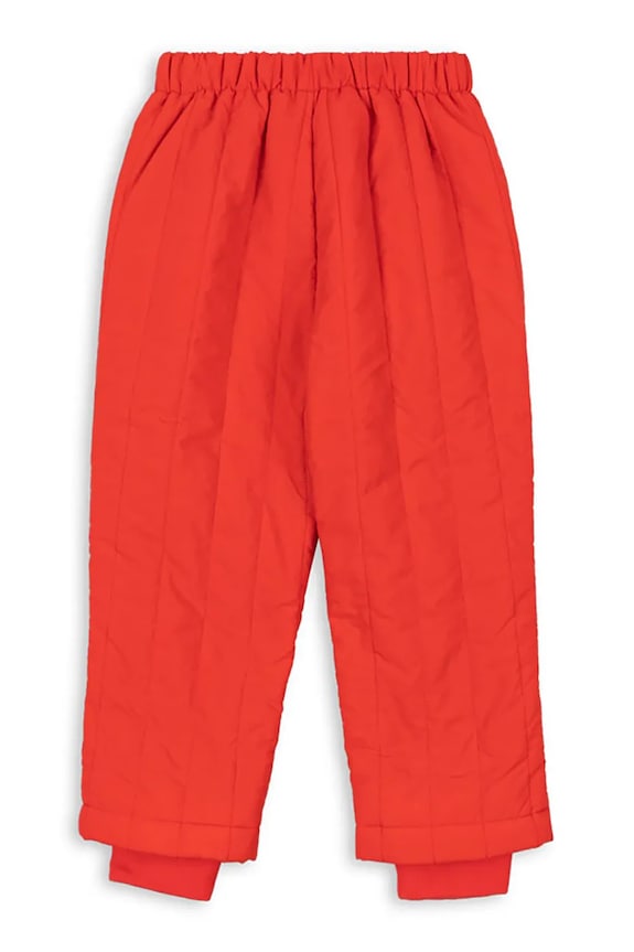 Detské nohavice Konges Sløjd JUNO PANTS KS104882.PPY2 červená SS26