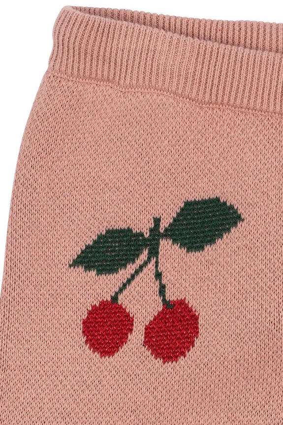 Chłopiec Konges Sløjd spodnie dziecięce LAPIS LUREX PANTS KS104930.PPY2 różowy