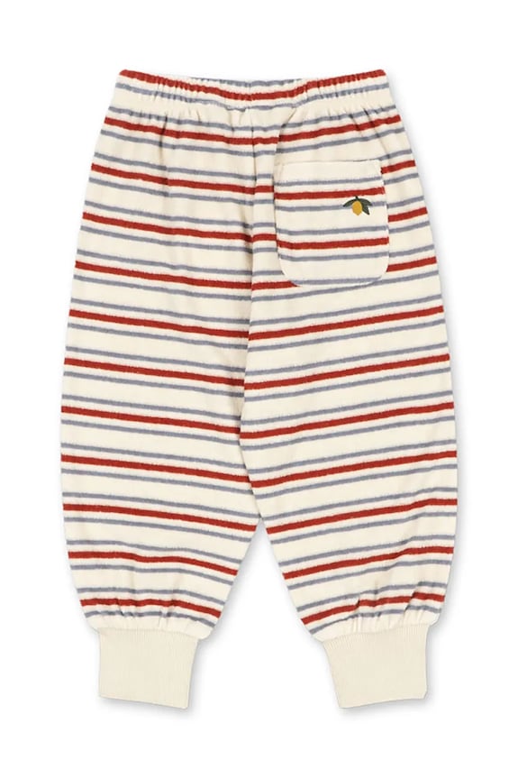 Konges Sløjd pantaloni de trening din bumbac pentru copii ITTY RIB SWEAT PANTS GOTS KS104852.PPY2 multicolor SS26